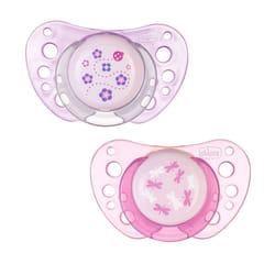 Chicco 00075021110000 baby pacifier Classic baby pacifier Orthodontic Rubber Pink