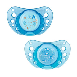 Chicco 00075021210000 baby pacifier Classic baby pacifier Orthodontic Rubber Blue