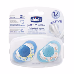 Chicco 75035210000, Classic baby pacifier, Round, Silicone