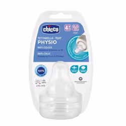 Chicco 00020335000000, Orthodontic, Medium flow, Anti-colic valve, 2 pc(s)