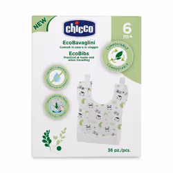 Chicco 00010399000000, Plain/regular bib, Multicolour, Unisex, Baby (0 - 2 years), 6 month(s), Image
