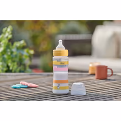 Chicco 00028637110000 feeding bottle 330 ml Translucent, White, Yellow Plastic