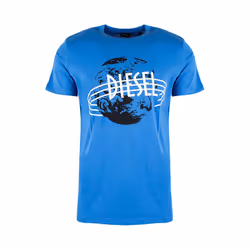 DIESEL T DIEGO NC Mens T Shirt Short Sleeve - Black, S