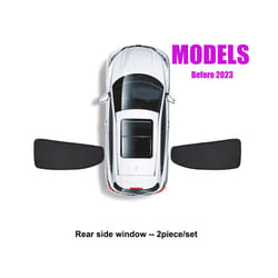 Privacy Sunshade for Tesla Model 3 Y S X 2023 Car Side Vehicle Window - MS Rear Side old