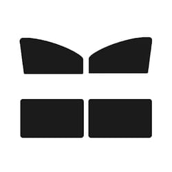 2Pcs Magnetic Car Sun Shade UV Protection Car Curtain Auto Side Vehicle - 1D 1E 2F