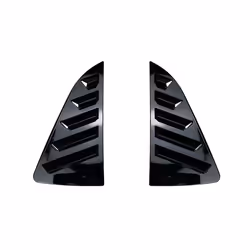 For VW Polo MK4 9N MK5 6R 6C Polo MK6 Rear Triangle Vehicle Window Parts - Gloss Black MK5