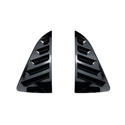 For VW Polo MK4 9N MK5 6R 6C Polo MK6 Rear Triangle Vehicle Window Parts - Gloss Black MK5