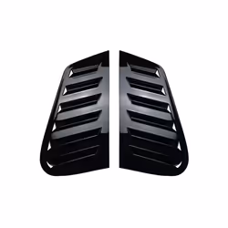 For VW Polo MK4 9N MK5 6R 6C Polo MK6 Rear Triangle Vehicle Window Parts - Gloss Black MK4