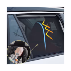 For Mercedes Benz C Class W205 2014-2021 Car Rear Side Baby Vehicle Window - 2PCS Front