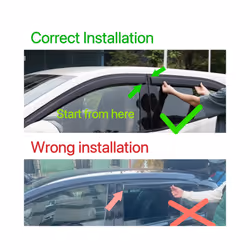 Vehicle Window Parts  Window Visor 2009 2010 2011 2012 2013 For Volkswagen