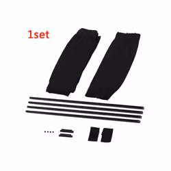 2 Pcs Car UV Protection Sun Shade Curtains Sides Vehicle Window Parts
