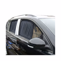 2pcs Car UV Protection Sun Shade Curtains Sides Vehicle Window Parts