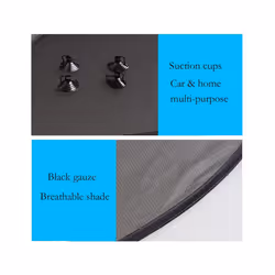 Super Quality 2pcs Black Side Car Sun Shades Rear Vehicle Window Parts