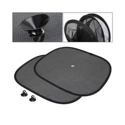 2PCS Car Vehicle Window Parts  Window Sunshade Sun Shade Visor Side Mesh