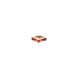 Boxy Soap Dish, Nude Pink, 10.5 x 2.4 x 10.5 cm