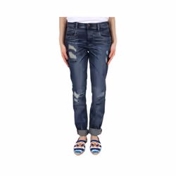 DIESEL BELTHY 0854T Womens Jeans Distressed Slim Fit Casual Dark Blue Denim Pant - W25 L32