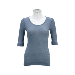 DIESEL T-SALUT 0QAMA Womens Tops 3/4 Sleeve - Charcoal Grey, XS