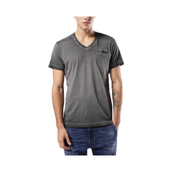 DIESEL T DIEGO PEARLS 900 Mens T-Shirt V Neck Short Sleeve Tee Casual Cotton Top - S