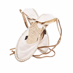 DIESEL ESPADRILLAS RAGS Womens Sandals Casual Denim - White, USA 8.5