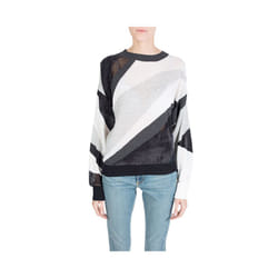 DIESEL M BLANCA 0CANZ Womens Sweater Long Sleeve - White, L