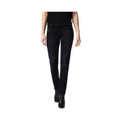 DIESEL BELTHY 0679F Womens Denim Jeans Distressed Regular Slim Black Zip Fly - W26 L32