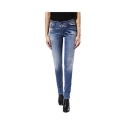 DIESEL SKINZEE 0679W Womens Denim Jeans Super Skinny Fit Blue Faded Zip Fly - W32 L30