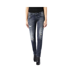 DIESEL BELTHY 0860K Womens Denim Jeans Regular Slim Dark Blue Italy Zip Fly - W30 L32