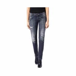 DIESEL BELTHY 0860K Womens Denim Jeans Regular Slim Dark Blue Italy Zip Fly - W31 L32