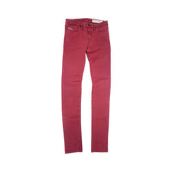 DIESEL SKINZEE C84BZ Womens Denim Jeans Super Slim Trousers Casual Maroon Pant - W27 L32