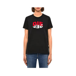 DIESEL T SILY V23 Womens T Shirts Summer Tee - Black, S