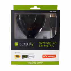 Techly IDATA HDMI-3F30 video switch