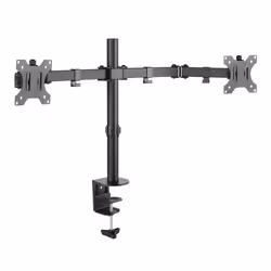 Techly ICA-LCD 582-D, Clamp, 16 kg, 33 cm (13"), 81.3 cm (32"), 100 x 100 mm, Black