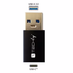 Techly IADAP USB3-AFT cable gender changer USB A USB C Black - Additional view 4