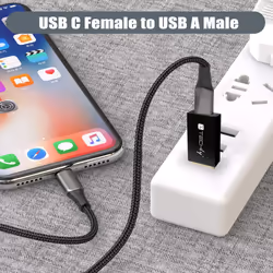 Techly IADAP USB3-AFT cable gender changer USB A USB C Black - Additional view 7