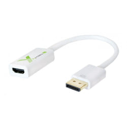 Techly IADAP DP-HDMIFP video cable adapter 0.2 m DisplayPort HDMI White