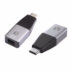 Techly IADAP USBC-MDP4K60 USB graphics adapter 3840 x 2160 pixels Black, Silver