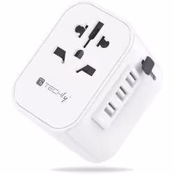 Techly I-TRAVEL-09TYWH, White