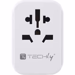 Techly I-TRAVEL-09TYWH mobile device charger White