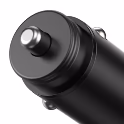 Techly Mini Car Charger USB-A and USB-C Quick Charge 3.0 38W in Black Metal - Additional view 8