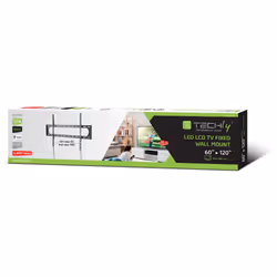 Techly Slim Fixed Wall Bracket LED LCD TV 60-120"