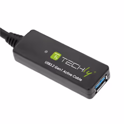 Techly ICUR30100G USB cable USB 3.2 Gen 1 (3.1 Gen 1) 10 m USB A Black - Additional view 6