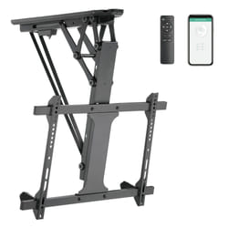 Techly Motorized Swivel Ceiling TV Mount Smart Home Integration for TVs from 32-70"