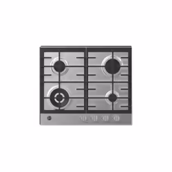 Hoover H-HOB 300 GAS HHG6BF4K3X, Stainless steel, Built-in, 59.5 cm, Gas, Stainless steel, 4 zone(s)