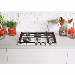 Hoover H-HOB 300 GAS HHG6BF4K3X Stainless steel Built-in 59.5 cm 4 zone(s)