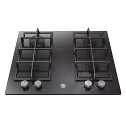 Hoover H-HOB 300 GAS HVG6K3B Black Built-in 59.5 cm 4 zone(s)