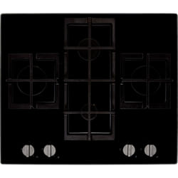 Hoover H-HOB 300 GAS HVG6DK3B Black Built-in 59.5 cm 4 zone(s)