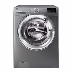 Hoover H-WASH 300 LITE H3DS4965DACGE-80, Front-load, Freestanding, Anthracite, Left, Anthracite Molded, Chrome