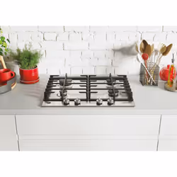 Hoover H-HOB 300 GAS HHG6BRK3X Stainless steel Built-in 59.5 cm 4 zone(s)