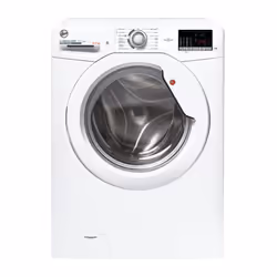 Hoover H-WASH 300 LITE H3D 4852DE/1-80, Front-load, Freestanding, White, Left, White, LED