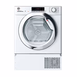 Hoover BATD H7A1TCE-80, Built-in, Front-load, Heat pump, White, Buttons, Rotary, Left